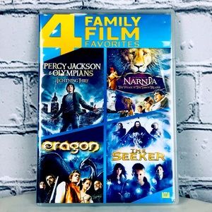 4 Family Film Favorites, Percy Jackson The Olympians, Narnia, Eragon, The Seeker